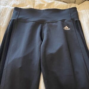 Adidas Dark Gray Leggings with Logo